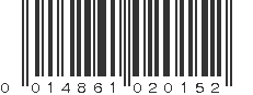 UPC 014861020152