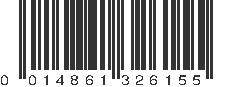 UPC 014861326155