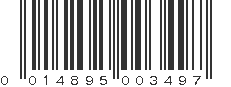 UPC 014895003497