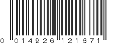 UPC 014926121671