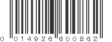 UPC 014926600862