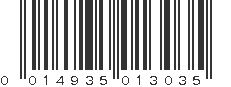 UPC 014935013035