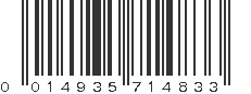 UPC 014935714833