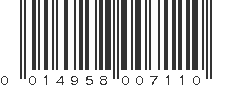 UPC 014958007110