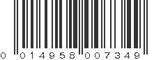 UPC 014958007349