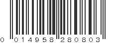 UPC 014958280803