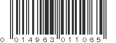 UPC 014963011065