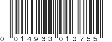 UPC 014963013755