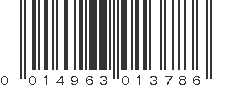 UPC 014963013786