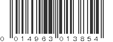 UPC 014963013854