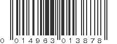 UPC 014963013878