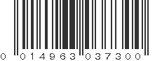 UPC 014963037300