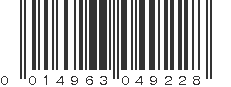 UPC 014963049228