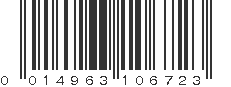 UPC 014963106723