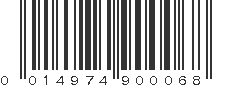 UPC 014974900068