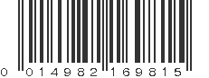 UPC 014982169815