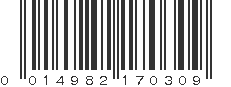 UPC 014982170309