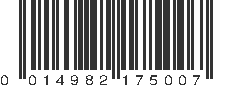 UPC 014982175007