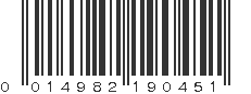 UPC 014982190451