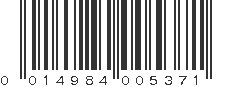 UPC 014984005371