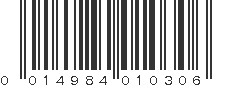 UPC 014984010306