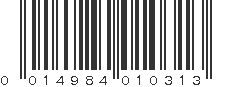 UPC 014984010313