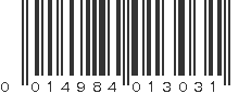 UPC 014984013031