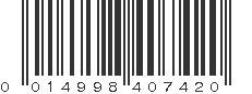 UPC 014998407420