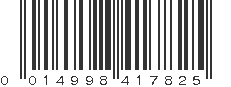 UPC 014998417825
