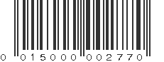 UPC 015000002770
