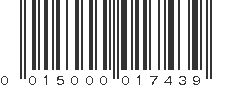 UPC 015000017439