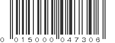 UPC 015000047306