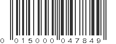 UPC 015000047849