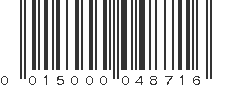 UPC 015000048716