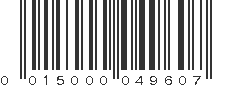 UPC 015000049607