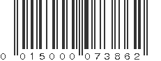 UPC 015000073862