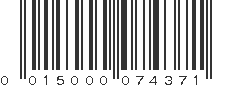 UPC 015000074371