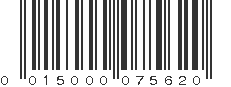 UPC 015000075620