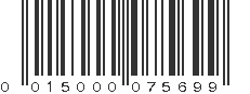 UPC 015000075699