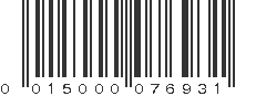 UPC 015000076931