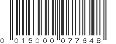 UPC 015000077648