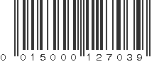 UPC 015000127039