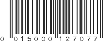 UPC 015000127077