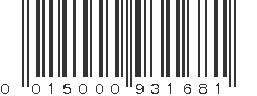 UPC 015000931681