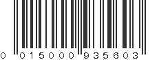 UPC 015000935603