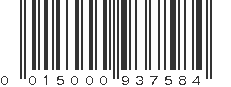 UPC 015000937584