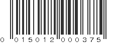 UPC 015012000375