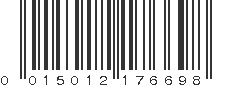 UPC 015012176698