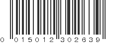 UPC 015012302639