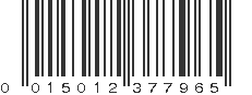 UPC 015012377965